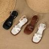 Women S Flat One Strap Roman Sandals Summer Casual