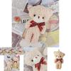 Adorable Plush Teddy Bear Stuffed Animal With Blush For Cute Bouquet Gifts