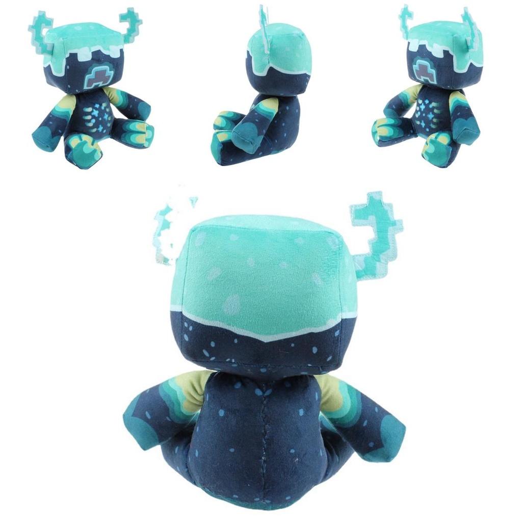 Minecraft Wächter Plüschtier Stofftier Weiche Pixelpuppe Kinder Geschenk Spielzeug 25cm