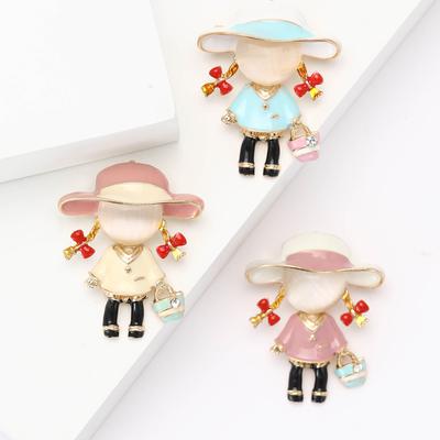 Kreative Legierung Emaille Loli Styling Brosche Modedesign Damenbekleidung Korsage Ornament Anstecknadel