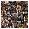 Retro Remodeling Retro Motorcycle 50 Vinyl Waterproof Laptop Gift for School Teacher Prizes Stickers, Pieces, Stickers, Students, Supplies, Classroom,