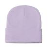 High Quality Solid Color Acrylic Wool Hat Outdoor Warm Cold Hat Monochrome Knitted Hat Pullover Hat for Men and Women