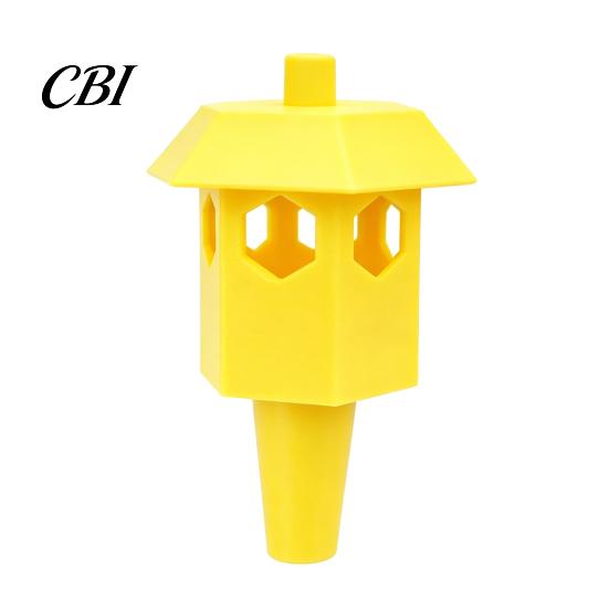 Plastic Wasp Trap Outdoor Trap, Hanging Yellow Jacket Fits Most Bottles, Reusable Non-Toxic Hornet Catcher for Garden Backyard (Bottle Not Included)