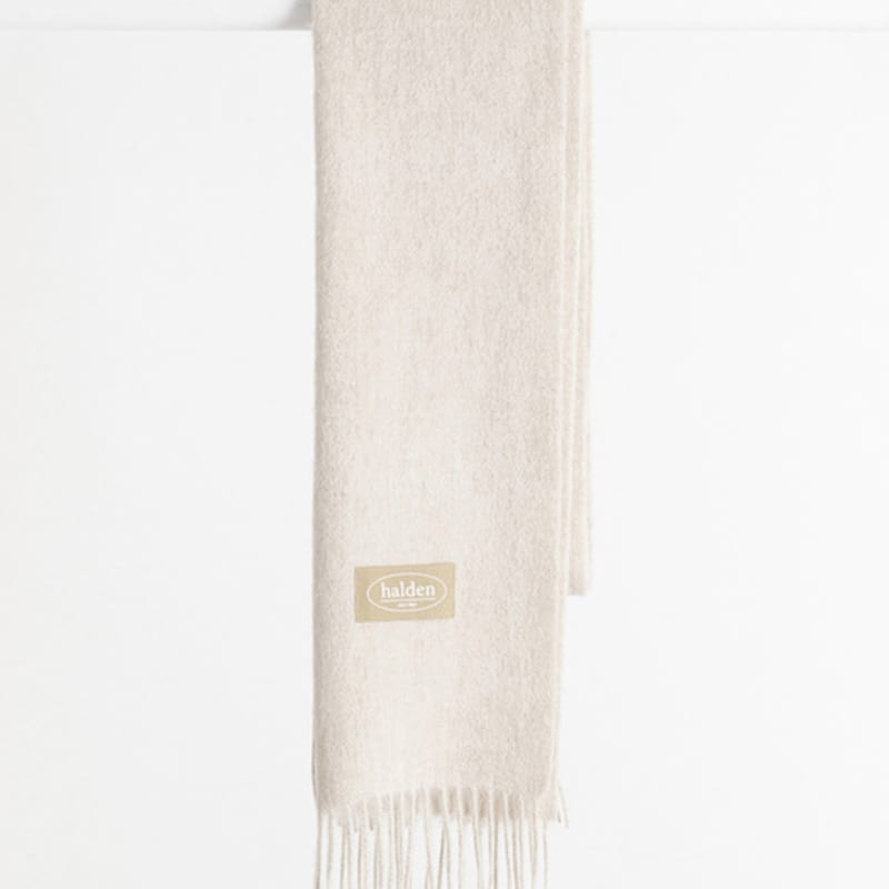 

halden wool color muffler (M007_oat) oat
