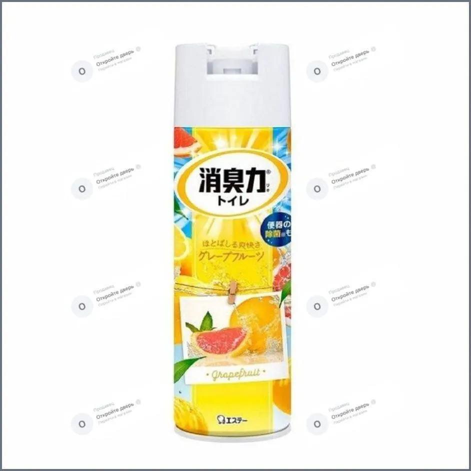 Exclusive Japanese smell neutralizer Shoushuuriki with grapefruit aroma for toilet, volume 365 ml