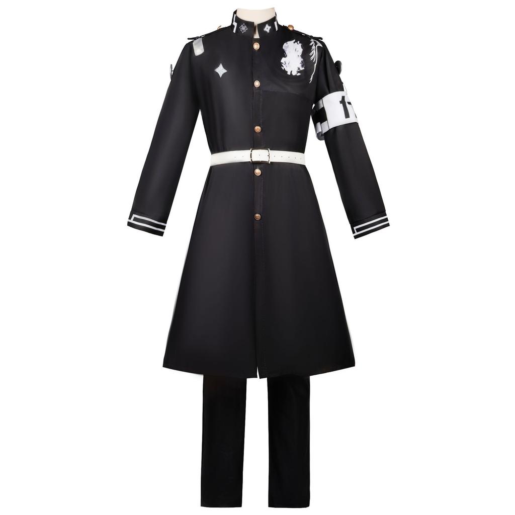 Tsukumo Kako Sizuhara Hiruko Damenmantel-Kleid-Set Cosplay Kostüm Anzug Die Hundert Cos Linie -Letzte Verteidigungsakademie Halloween Anzug