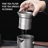 Ti Teekessel mit Holzgriff Tragbarer Teebereiter mit Sieb für Camping Wandern