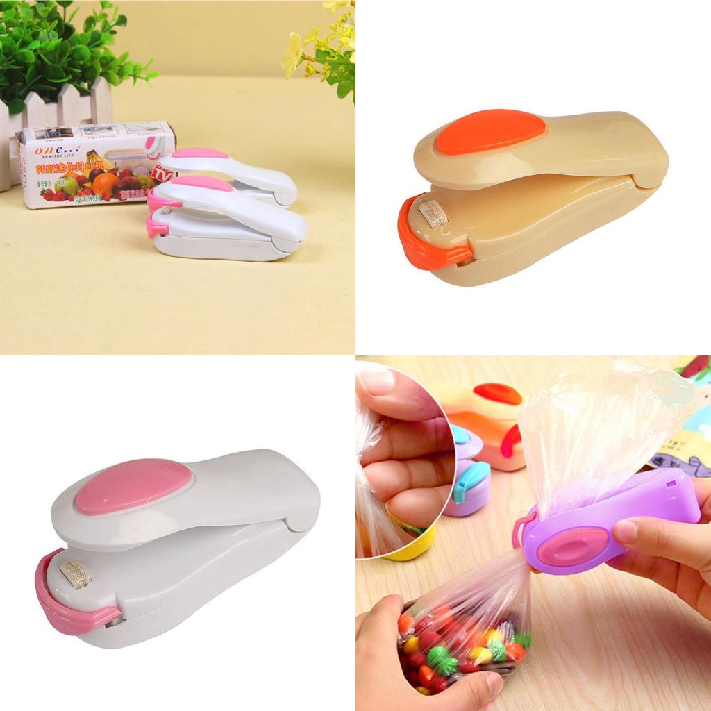 Portable Mini Bag Sealer Food Plastic Sealing Machine Home Small Hand Pressure Heat Sealer