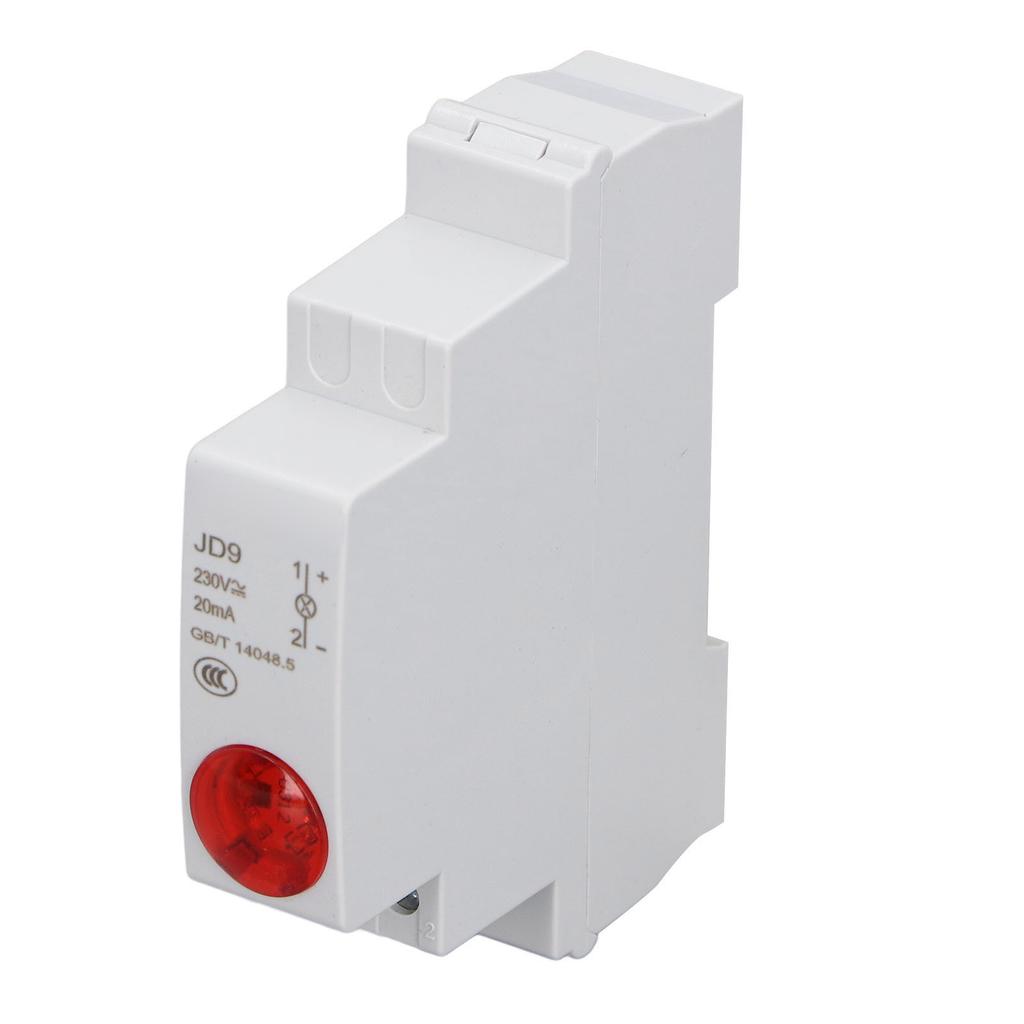 DIN Rail LED Indicator Light Circuit Signal Indication Rail Type LED Indicator for Distribution Box AC DC 230V