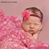 Unique Lace Embroidery Newborn Photography Props Soft Wrapping Cloth Photoshoots Baby Girls Photo Shoot Accessories