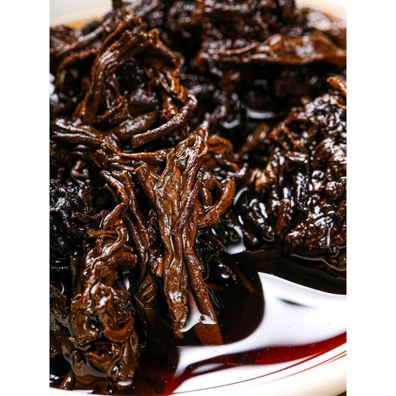 Спелый чай Пуэр 5 лет выдержки LAO CHA TOU * Ba Jiao Ting Пуэр 400г — фото 4