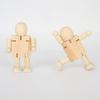 Wooden DIY Jointed Puppet: Kids' Painting Graffiti Robot Toy