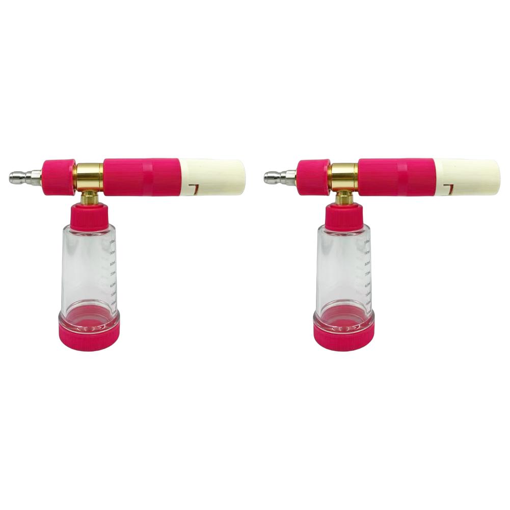 100ml Water Foam Pot with 1/4 Inch Quick Connector Foam Cannon Snow Foam Car Wash Spray Bottle Car Window Cleaning