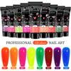 Nail Art Crystal Fluorescent Extension Glue Paper-Free Tray Painless Nail Extension Tool Phototherapy Nail Fluorescent Gel