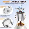 2 Pack K Cup Reusable Coffee Pods for Keurig: Stainless Steel Refillable K Cup - Reusable Coffee Filter for Keurig 1.0 Coffee Maker, Permanent,