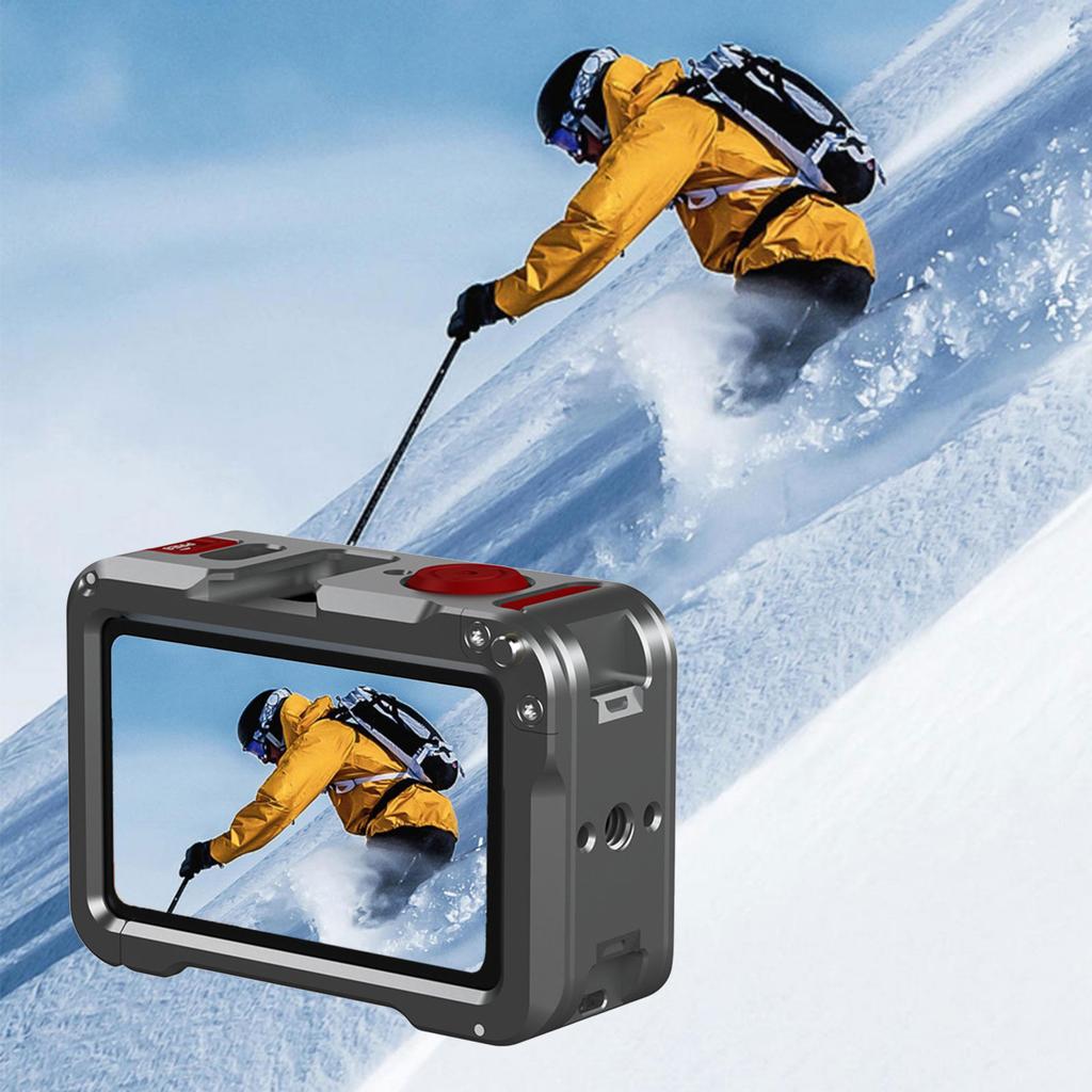 Ventilated Protective Cage for ACTION6 Sports Cameras Frame Ensuring Efficient Cooling Open Frame Design Durability Build