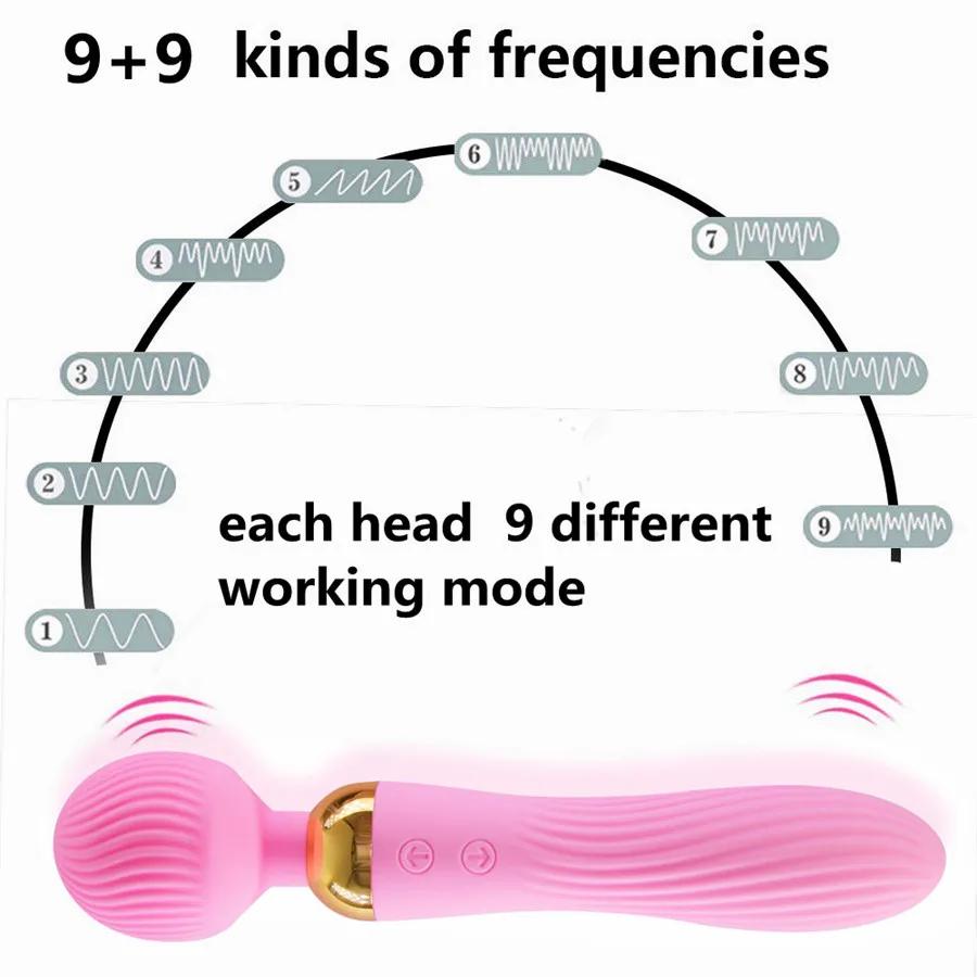 Magic Massager Vibrator for Women  AV Vibrators Wand G Spot Clitoris  Sex Toys for Women  Female Masturbator Toys for Adults 18
