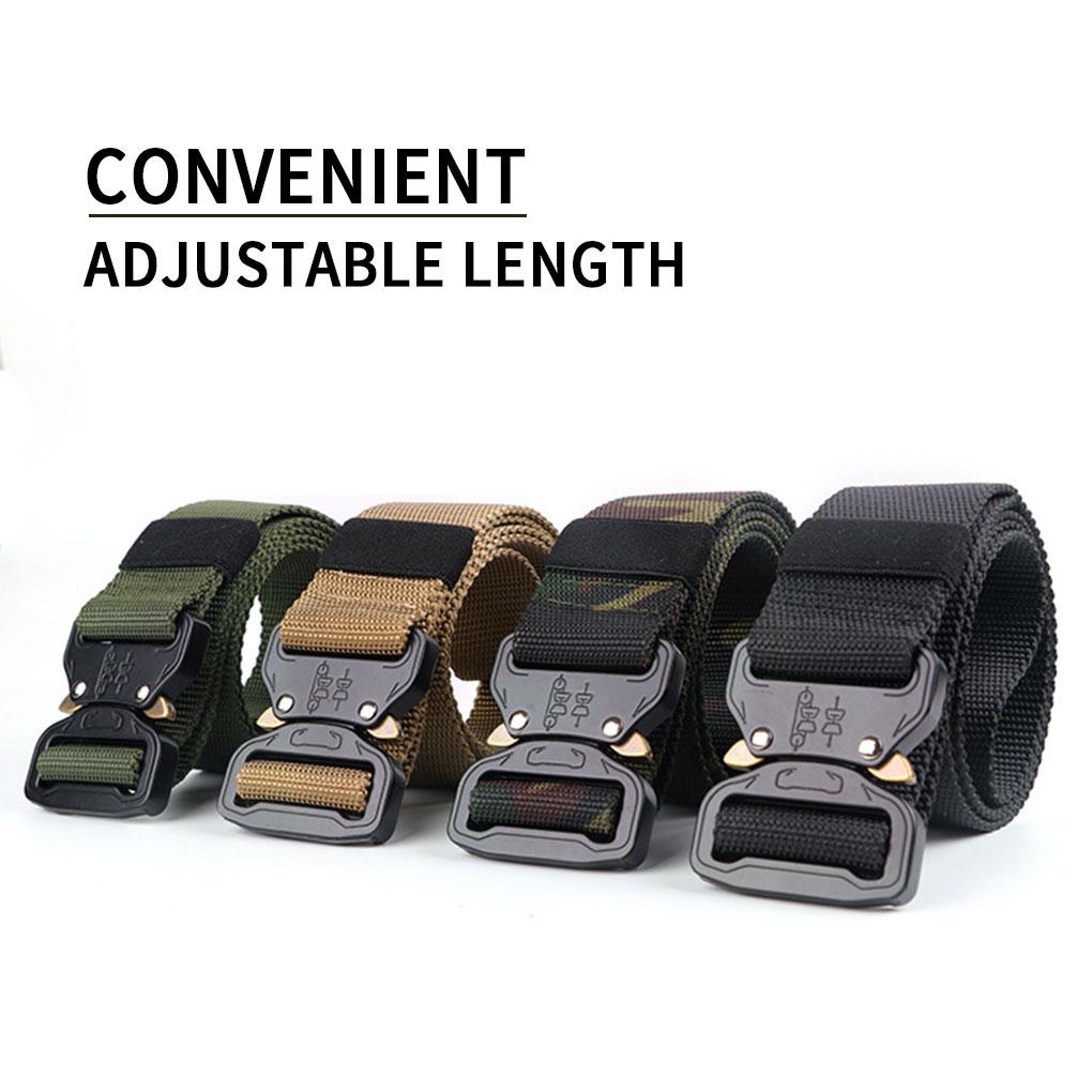 2021 Newest Nylon Belt Men Tactical Belt Military SWAT Belts Knock Off Survival Waist Tactical Battle Belt