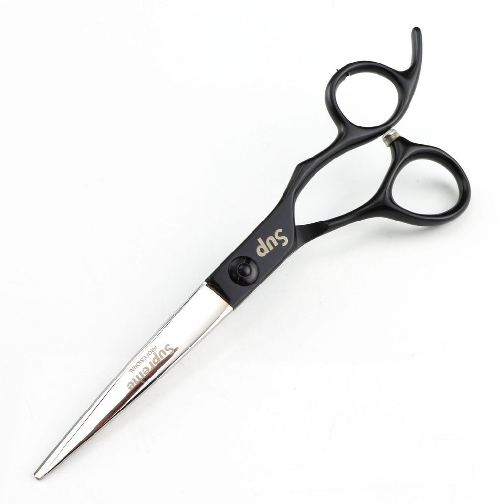 6.0 Inch Half Body, Black, Personalized Sup Trendy, Hair Scissors, Hair Scissors, Flat Scissors, Bangs Scissors