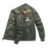 Giacca Autunnale Uomo Marca Trendy Giacca Aeronautica Giacca da Volo Ricamata Uomo