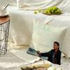 S-Supernatural Dean W-Winchester Soft Pillow Shell For Sofa Living Space Bedroom Headboard Backrest Square Cushion Cozy