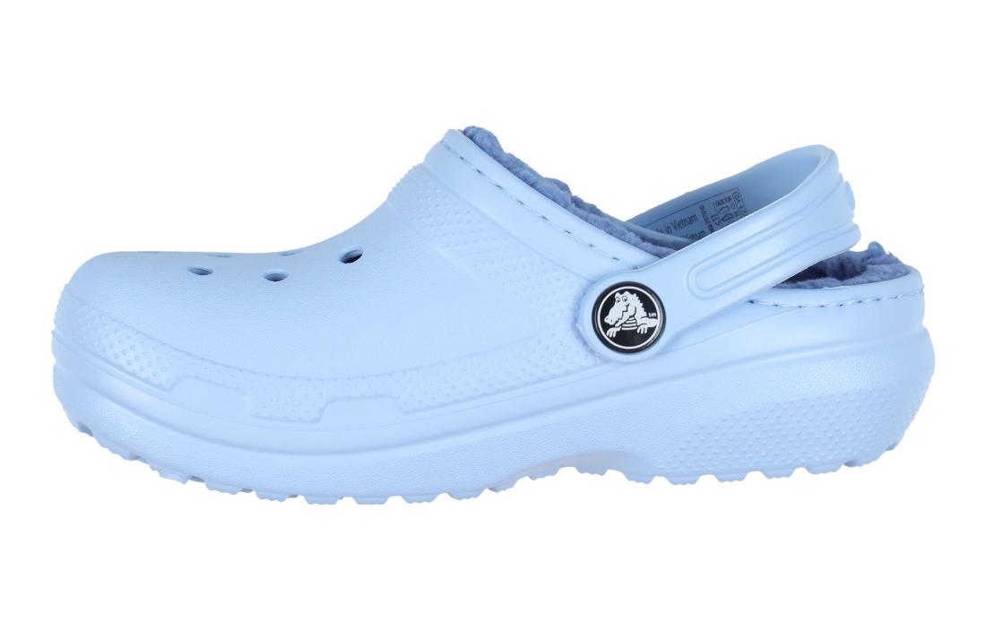 Crocs Classic Lined Clog K Thermal Kids  Slippers Sapphire Stone Blue Kids  207010-4NS 30