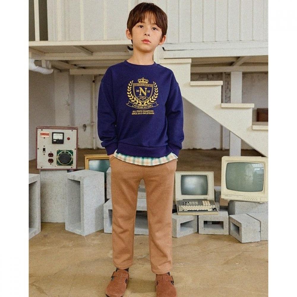 Olivan  School Symbol Sweatshirt Top And Bottom  Navy 