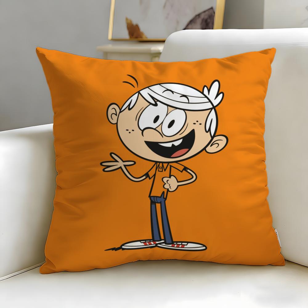 Husa de pernă populară de desene animate The Loud House – Moale și Ușor de Spălat – Versatilă pentru Canapea, Pat, Călătorie și Birou