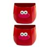 1/2Pcs Cartoon Sausage Mouth Pen Holder Magnetic Refrigerator Storage Box Stationery Container Home Office Desktop Fridge Decoration Ornament