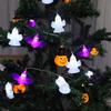 LED Halloween Decorative String Lights: Pumpkin, Ghost, Eye & Skull Battery Lights