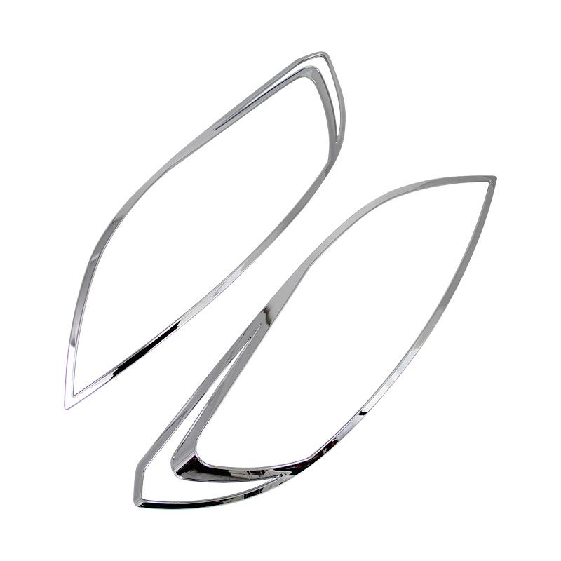 Chrome Headlight Frame for 12-14 GAC Trumpchi GS5 - Electroplated Lampshade Decoration.