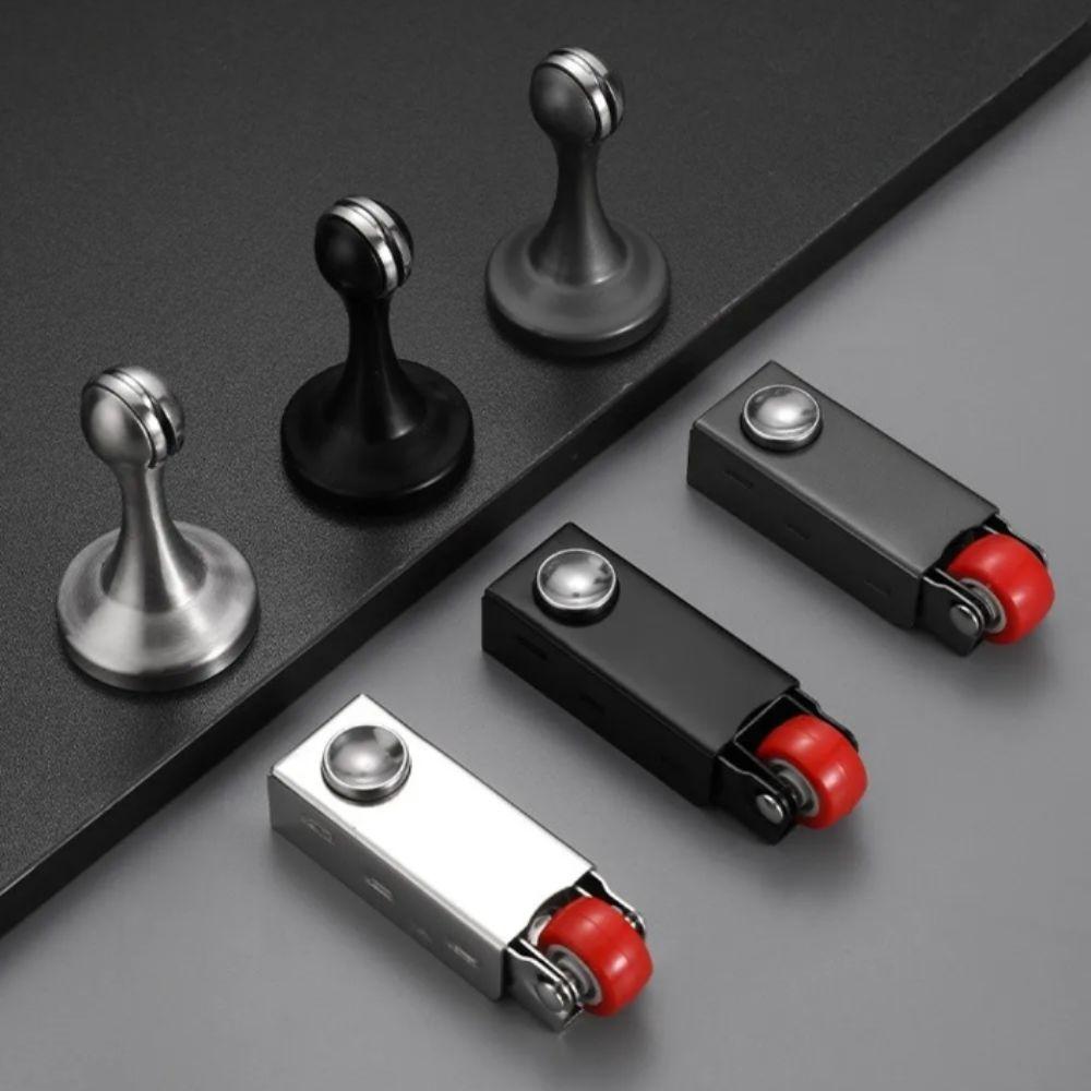 Anti Sagging Door Stop Pulley Silent Furniture Wheels Residential Use