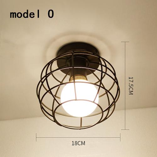 Retro Deckenleuchte Schwarz/Weiß E27 220V Vintage Deckenleuchte Lampe Gemütliche Deko für Schlafzimmer Flur Esszimmer Schwarz Loft