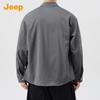 JEEP Men's American Style Loose Fit Long Sleeve Shirt
