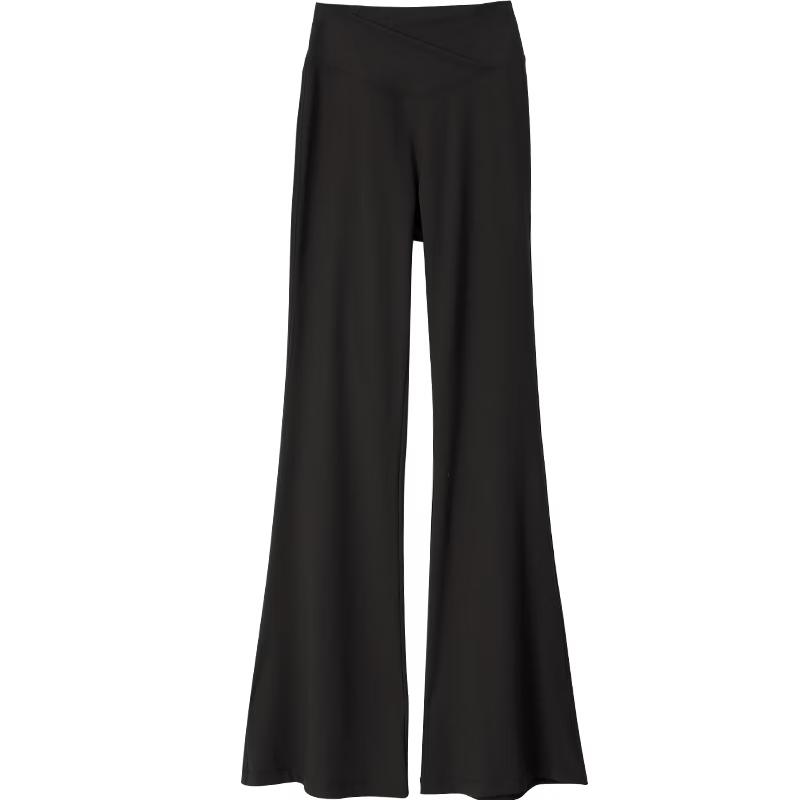 Girls' High-Waist Flared Casual Pants