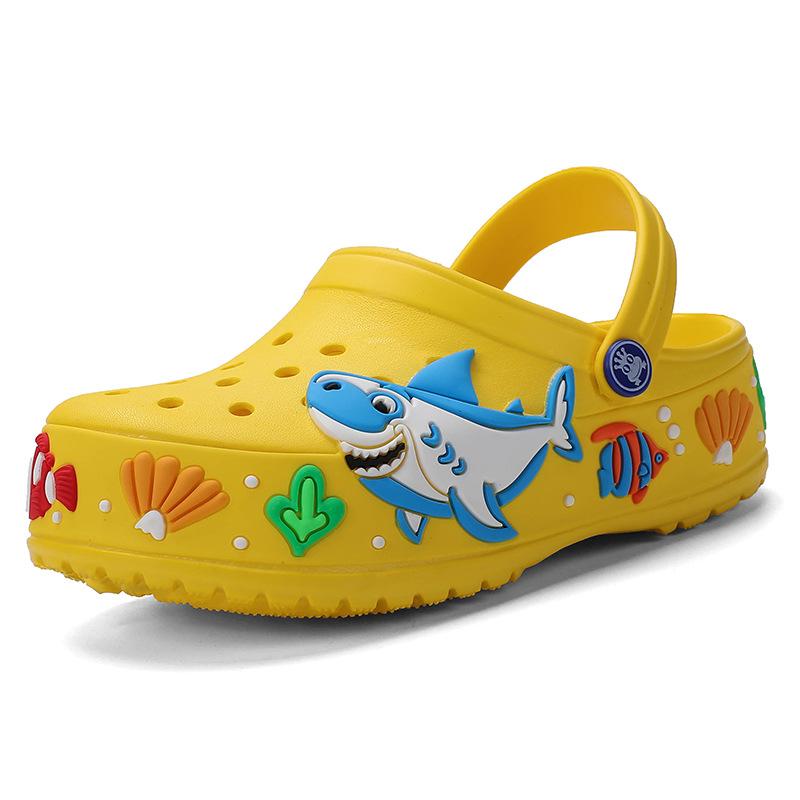 Summer Boys and Girls Sandals Beach Shoes Non-slip Anti-odor Slippers