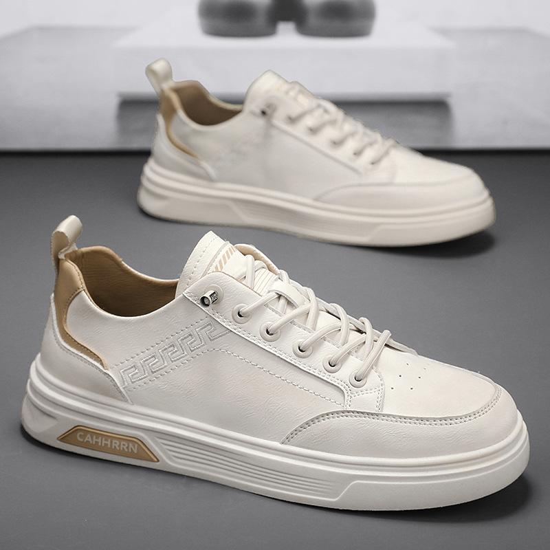 

Мужская обувь низкие спортивные и повседневные туфли на плоской подошве мужская осенняя обувь на одной педали студенческая маленькая белая обувь прилив 45