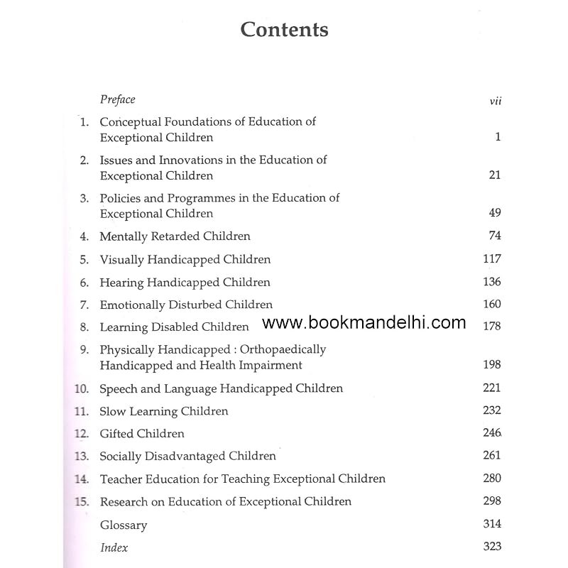Education of Exceptional Children Preface this text is a response to the