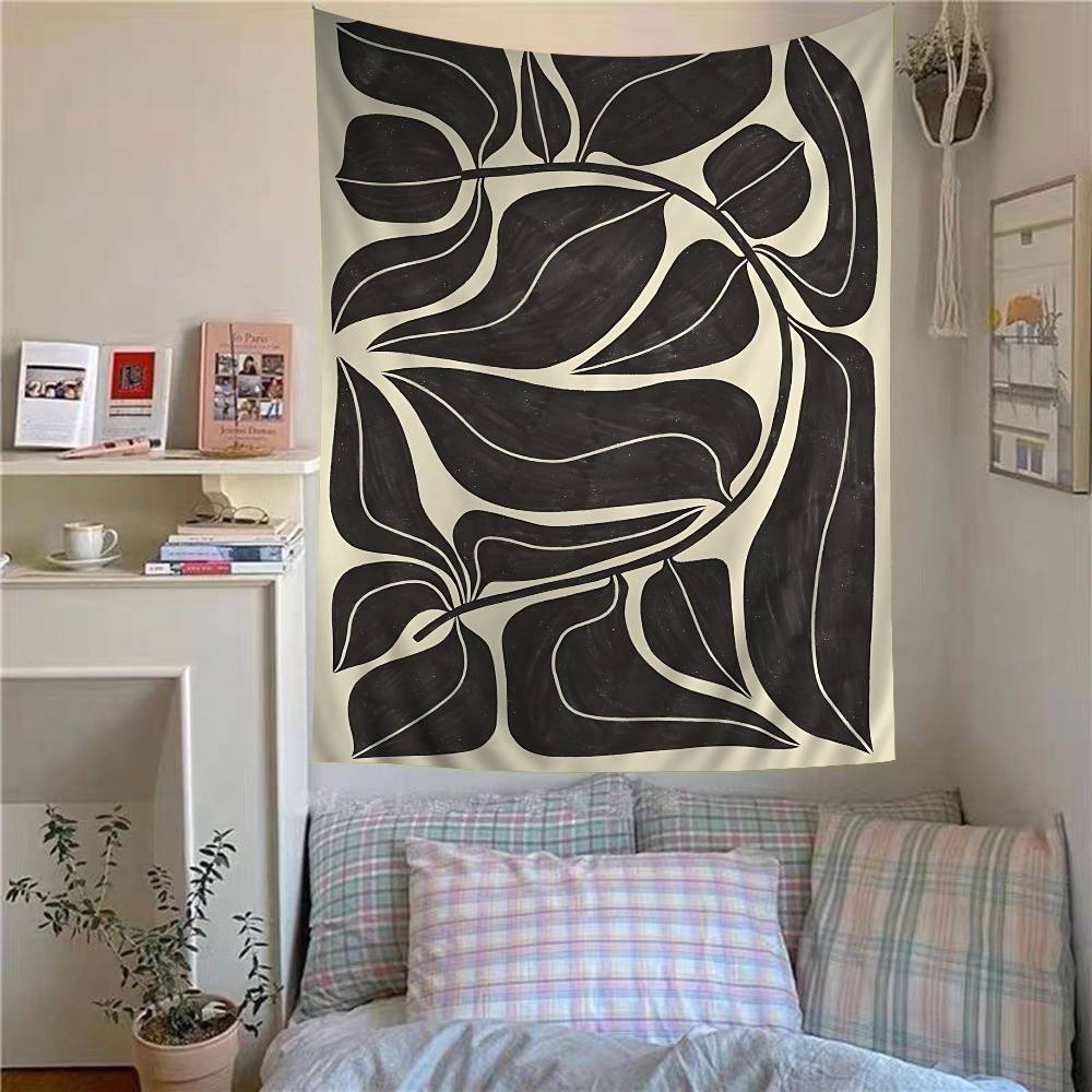 Abstract minimalist female body lines anime tapestry wall decoration home decor girls bedroom decoration