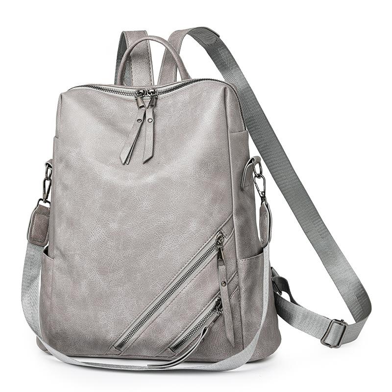 Multi-compartment Backpack, European and American Fashion Trend Commuting Schoolbag, Large-capacity Casual and Versatile Backpack