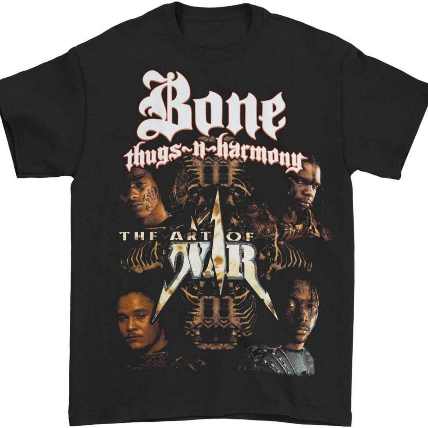 

Bone Thugs-N-Harmony Men s Art of War T-Shirt Black Licensed Control Industry Merchandise S