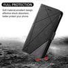 Coque de protection - booling - pour samsung galaxy a14 4g/5g - effet cuir noir - antichoc - portefeuille