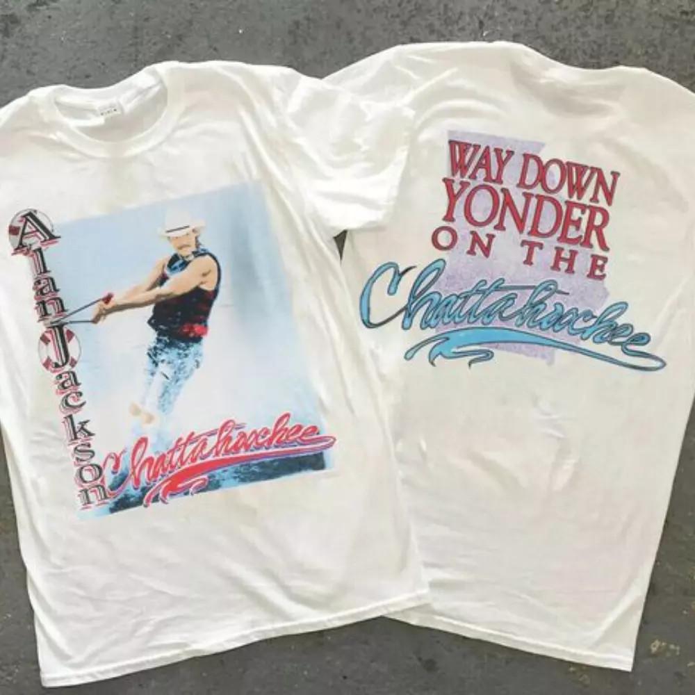 90s Alan Jackson Country Music Band Shirt Double-Sided