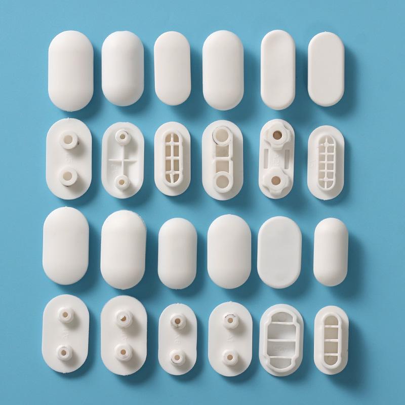White Old Toilet Seat Cover Toilet Board Buffer Shock-Absorbing Soft Rubber Gaskets Accessories Anti-Slip Silent Foot
