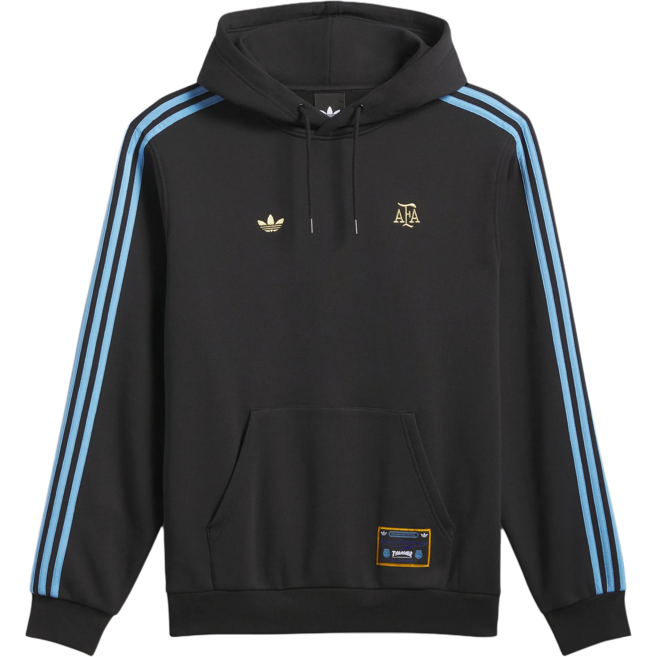 Adidas Originals × × AFA Коллаборация Уличная Удобная Спортивная Повседневная Полосатая Толстовка Худи унисекс KX4547 XS