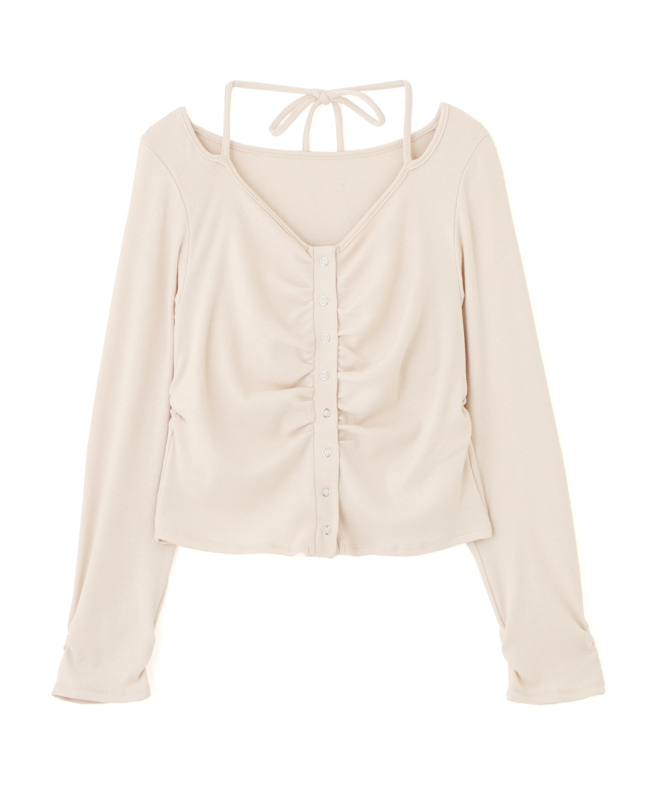 

Freeze Mart Front Gathered Top Women s Décolleté