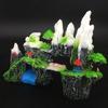 Weißer Jade-Schneeberg-Fels für Aquarien - Künstliche Aquarium-Landschaftsstein-Dekoration