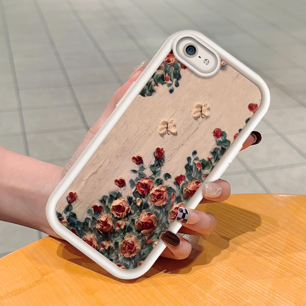 Zachte Siliconen Vierkant Ladder Print Patroon Telefoonhoesje Volledige Cover Camera Schokbestendige Bescherming Rubber Hoes voor iPhone Infinix Tecno OnePlus