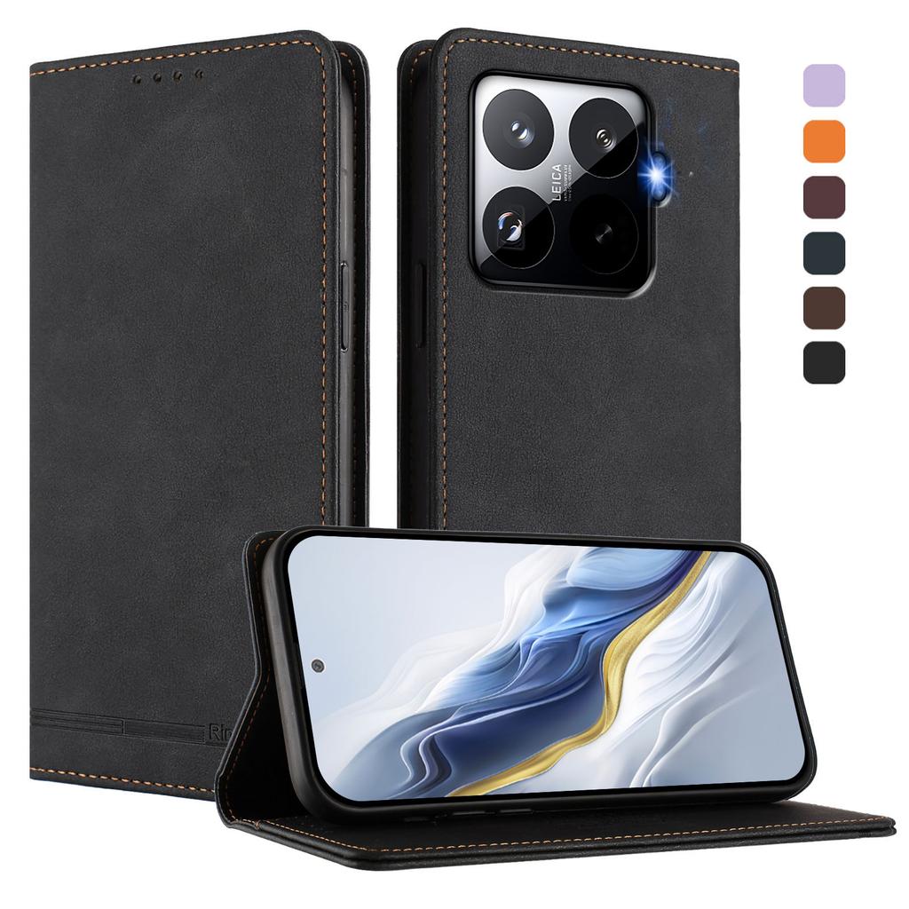 Luxury Flip Leather Wallet Phone Case with Bracket Stand for Xiaomi 17 Pro Max 17 15T 15 14 Pro 13 Ultra 14 13 Lite Civi3