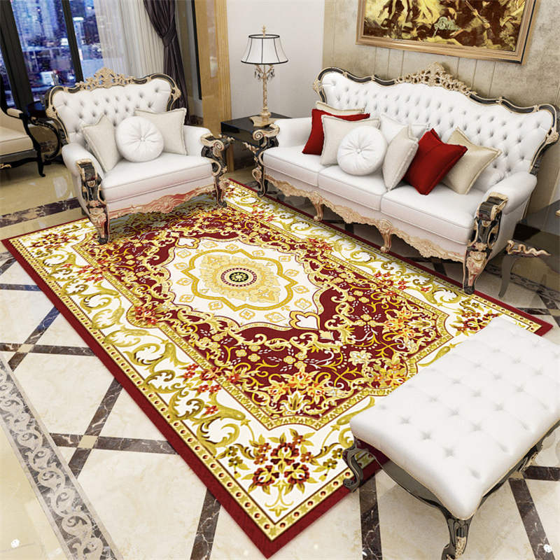 Koberec do obývacího pokoje Ložnicové předložky Kobercová podložka Moderní styl Konferenční stolek Podlahový polštář Koberec pod pohovku